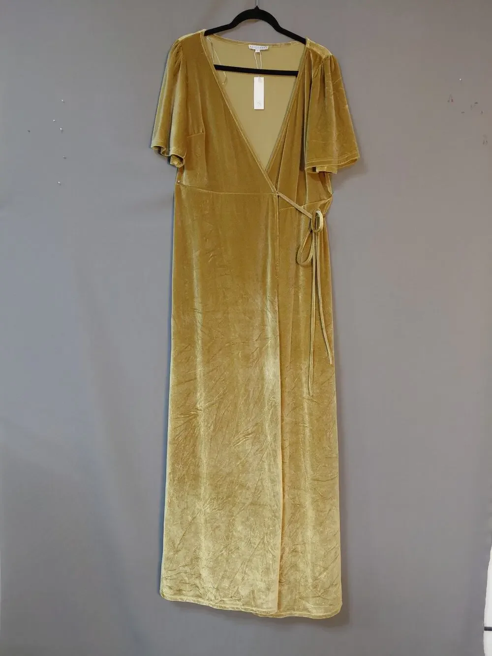baltic born gold dress BALTICBØRN | Dresses | Nwt Balticbrn Lining Wrap Maxi Solid Short Sleeve Size L elegant rose gold dress
